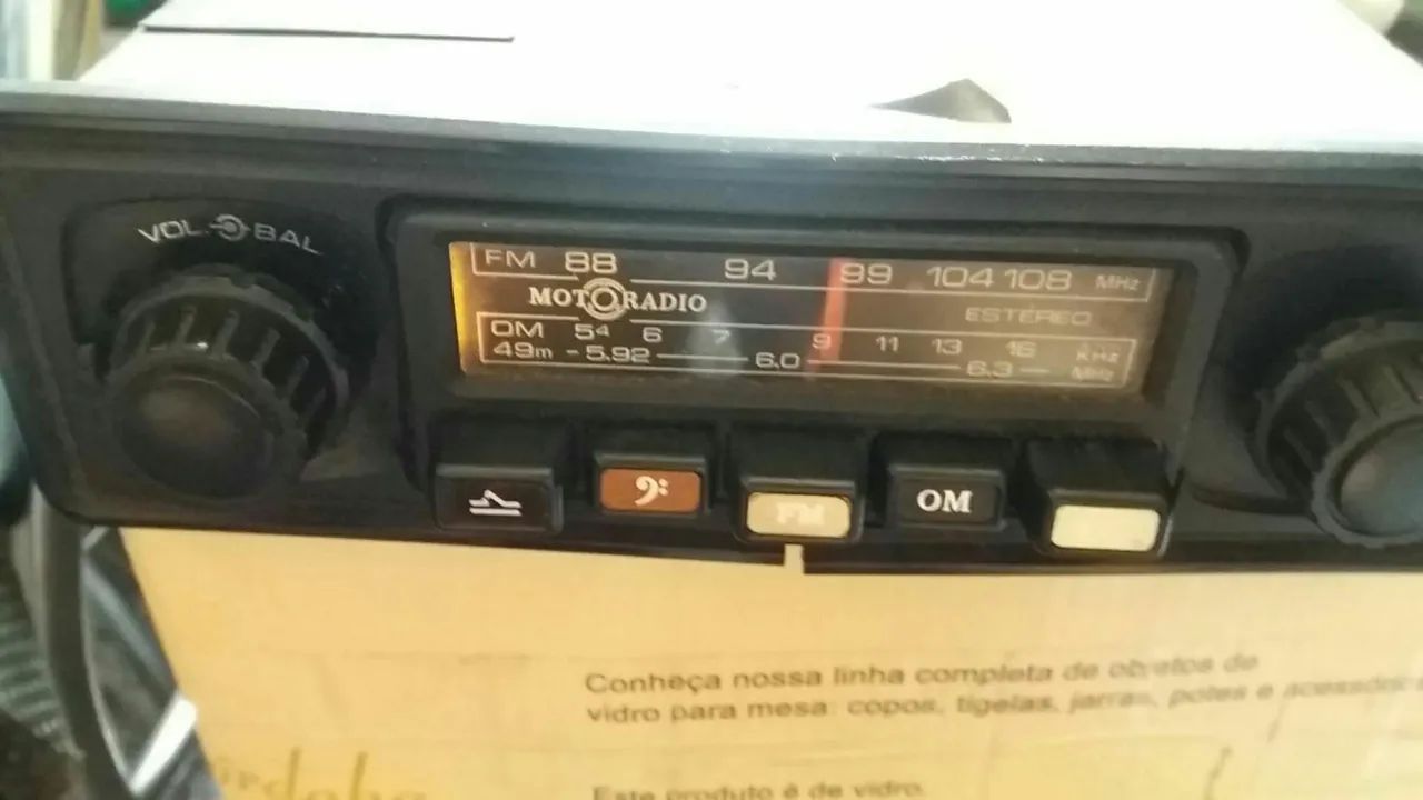 Rádio AM/FM Automático Motoradio - Usado