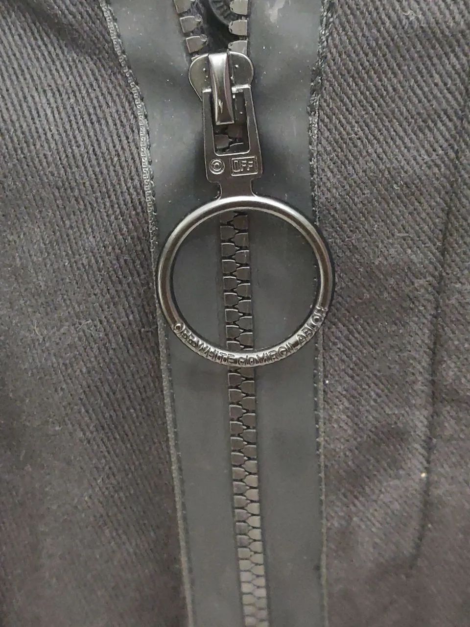 Bermuda Shorts Jeans Off-White Preto - Foto 2