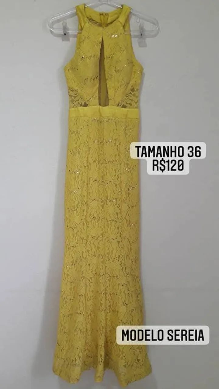 Vestido de Festa Amarelo - Foto 2