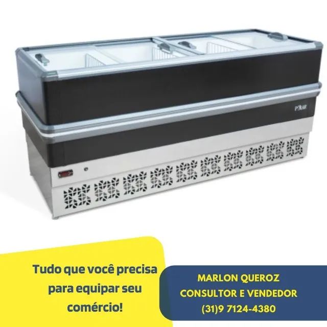 Ilha de Congelados 2M Preta Nova