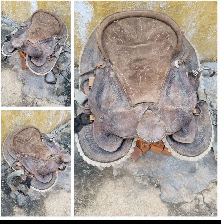 Arreio de lida completo e 1 cela de Couro - Foto 2