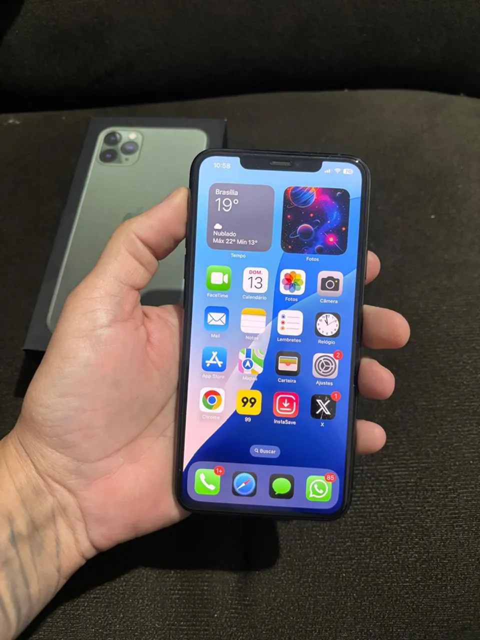 iPhone 11 Pro Max 256GB todo original sem detalhe algum