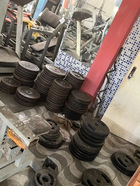 Anilhas de Ferro para Musculação - Diversos Tamanhos