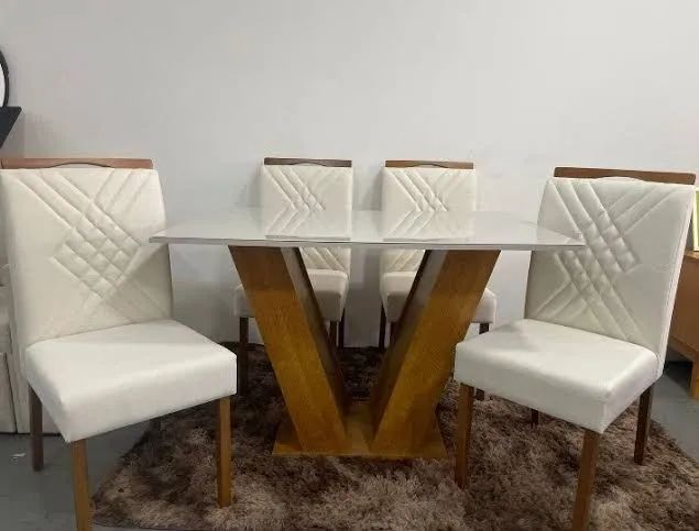 Mesa Classic com 4 cadeiras / pague na entrega  / frete grátis  - Foto 5