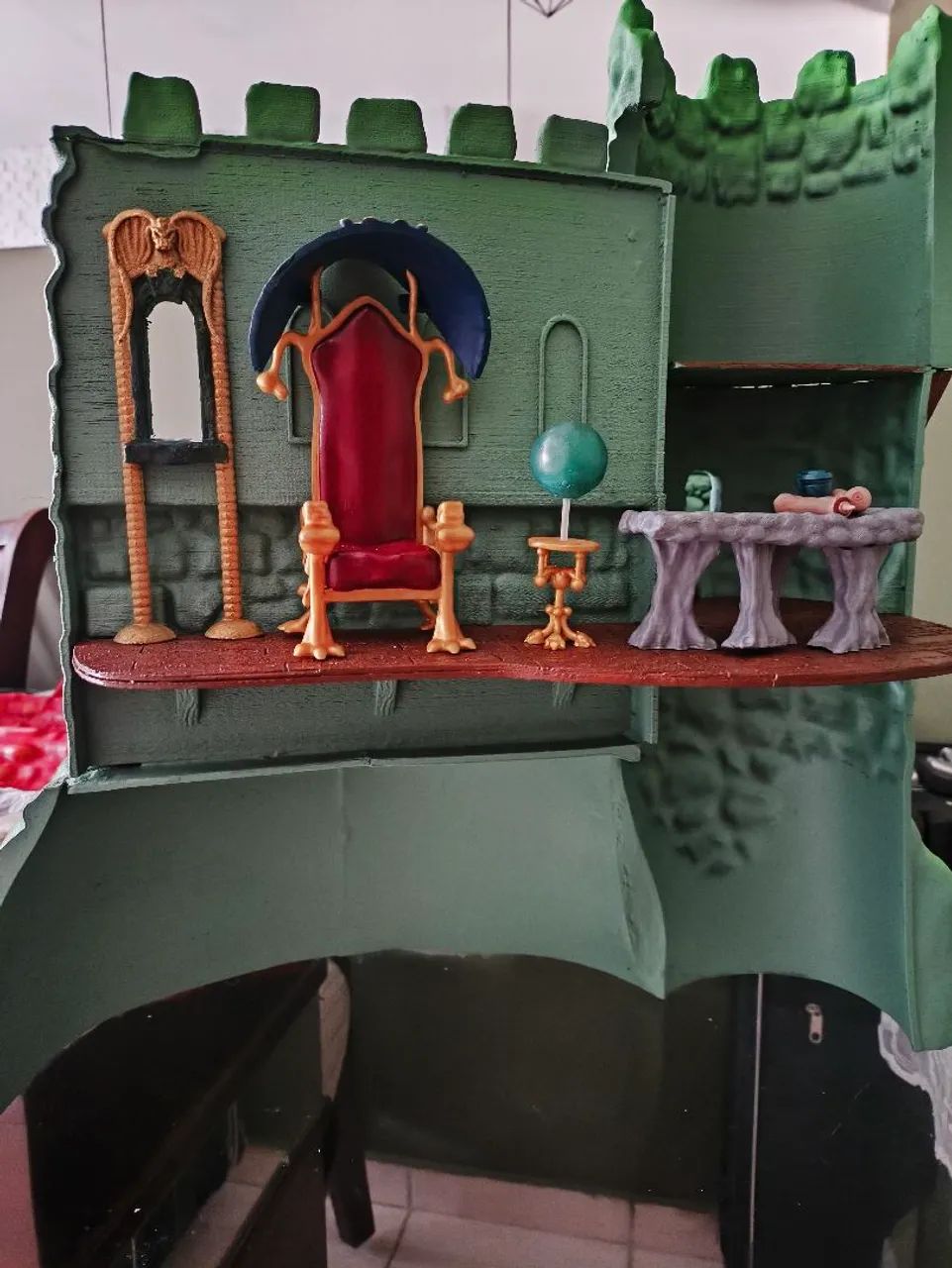 3º parede do Castelo de brinquedo vintage, com ou sem os móveis,   - Foto 4