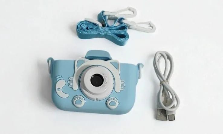 Camera infantil azul  1080p top - Foto 2