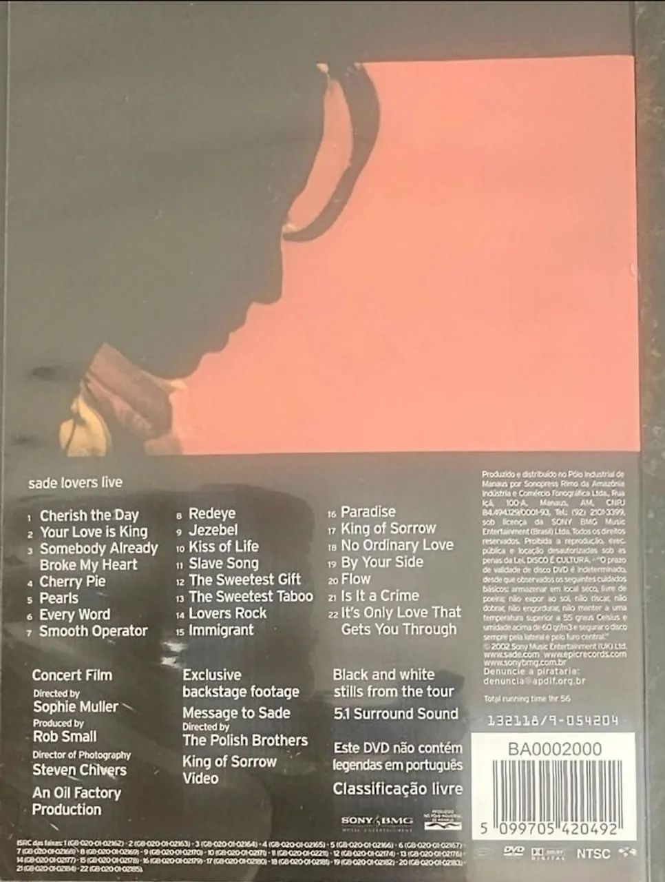 DVD Sade Lovers Live - Foto 2