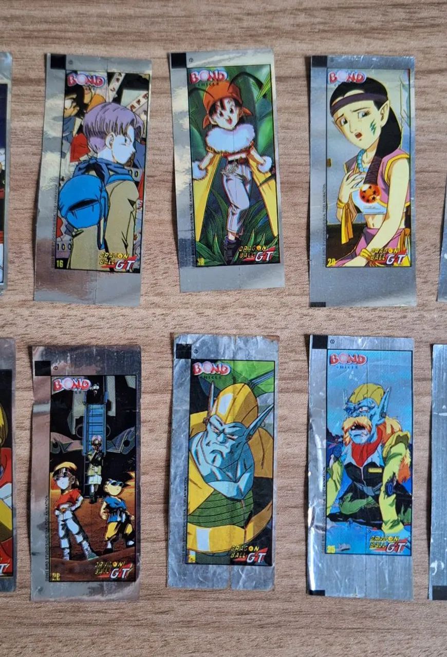 19 Figurinhas Dragon Ball GT Bond chicle - Foto 2