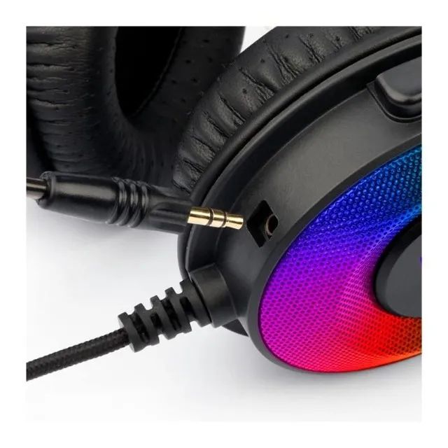 Headset Gamer Redragon Pandora2 H350-Rgb-1, P3+Usb, Rgb, Preto - Foto 5