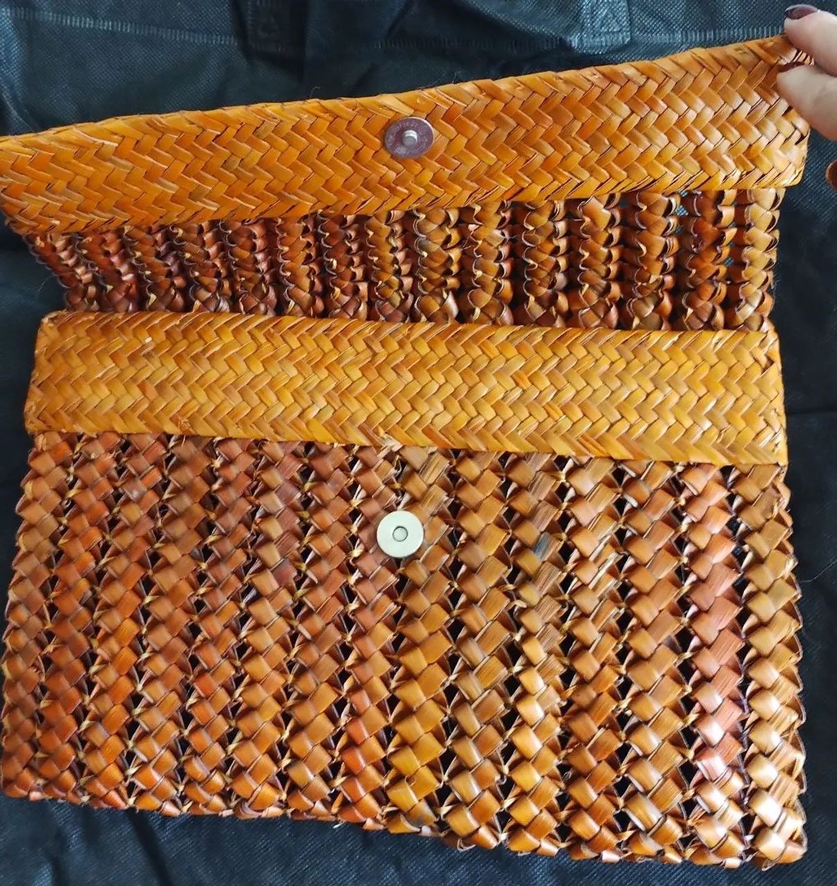 Bolsa de Palha Artesanal - Foto 3