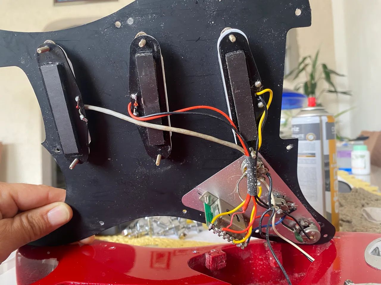 Guitarra Stratocaster Squier logo fender  - Foto 6