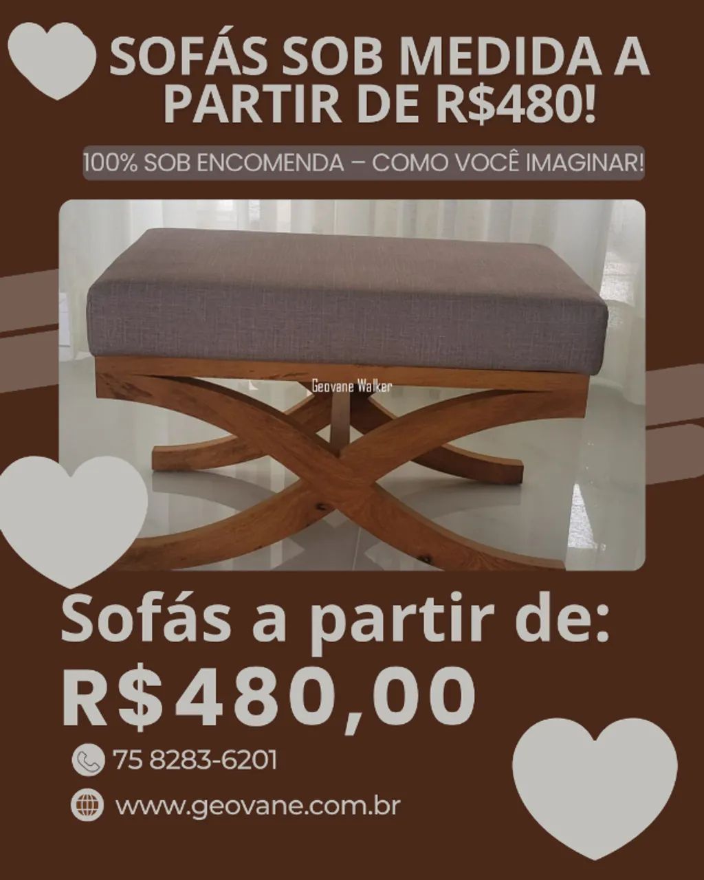 Sofás sob medida, 100% sob encomenda! Crie o sofá dos seus sonhos, com design e conforto ú - Foto 4