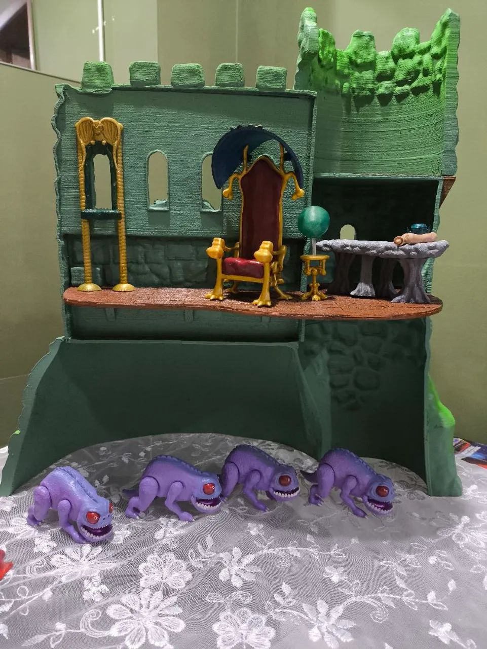 3º parede do Castelo de brinquedo vintage, com ou sem os móveis,   - Foto 5