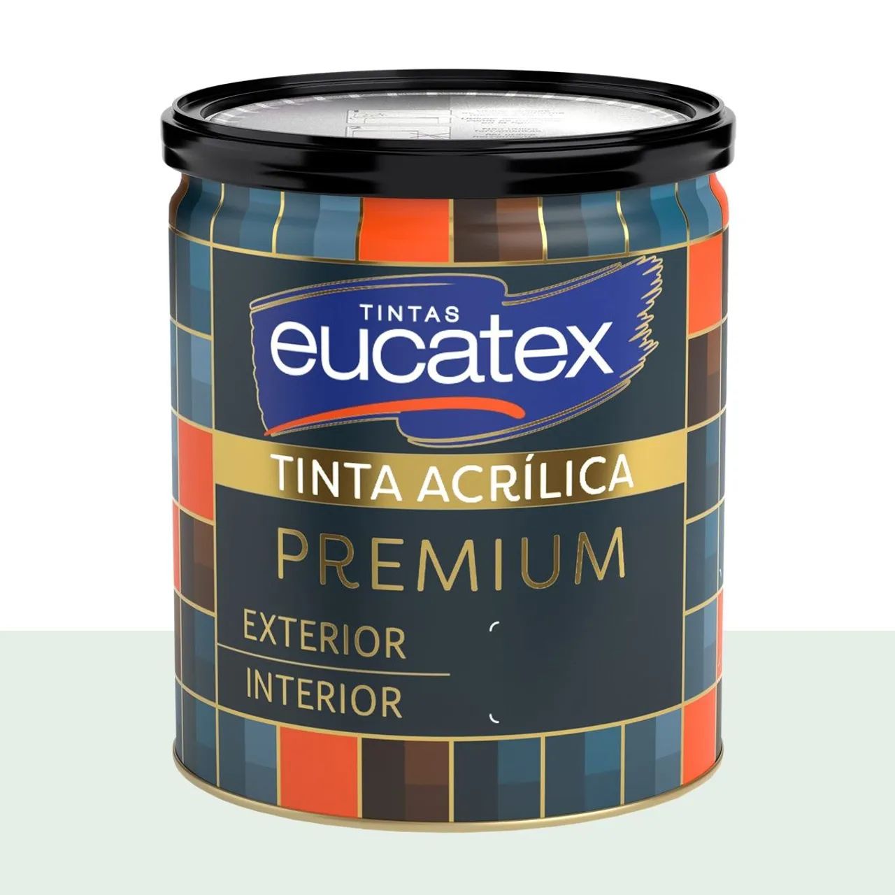 Tinta Acrílica Acetinada Eucatex Hortelã Suave 800 ml