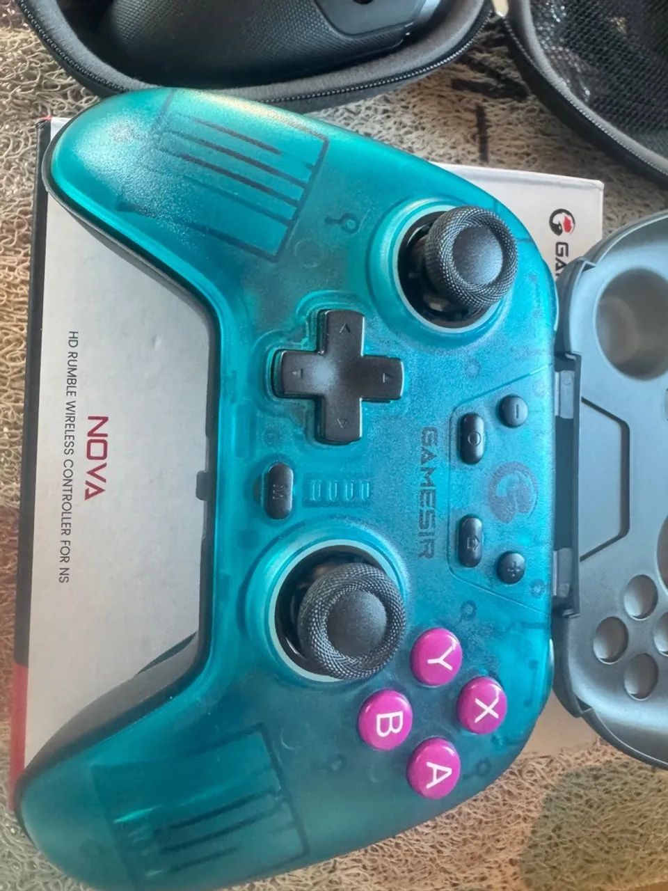 Controle Gamesir Nova para Nintendo Switch PC,celulares -Transparente - Foto 3