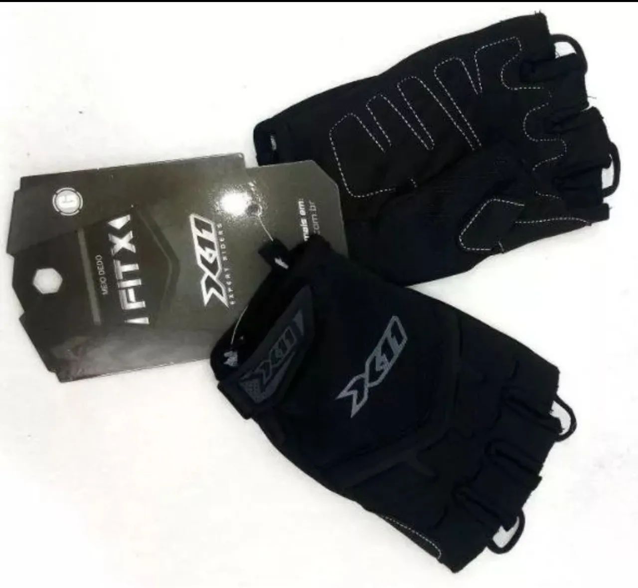 Luvas de Moto X11 Fit X 1/2 Dedo - Tamanho M - Foto 2