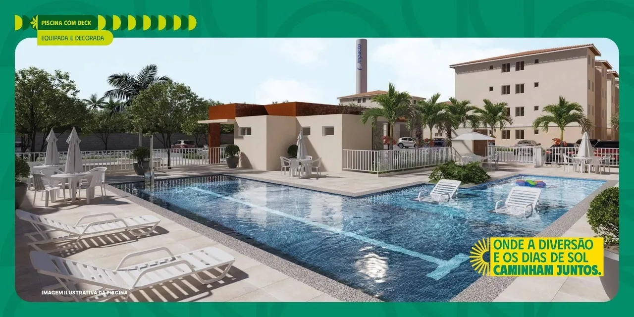 Ap no Villa dos Coqueiros com Entrada a Partir de R$ 500 e Lazer Completo