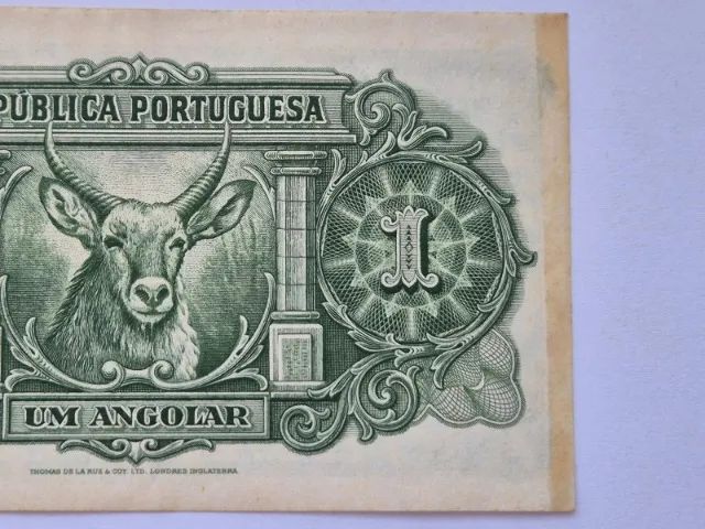 Cédula Antiga. 1 Angolar. 1948 República Portuguesa! - Foto 4