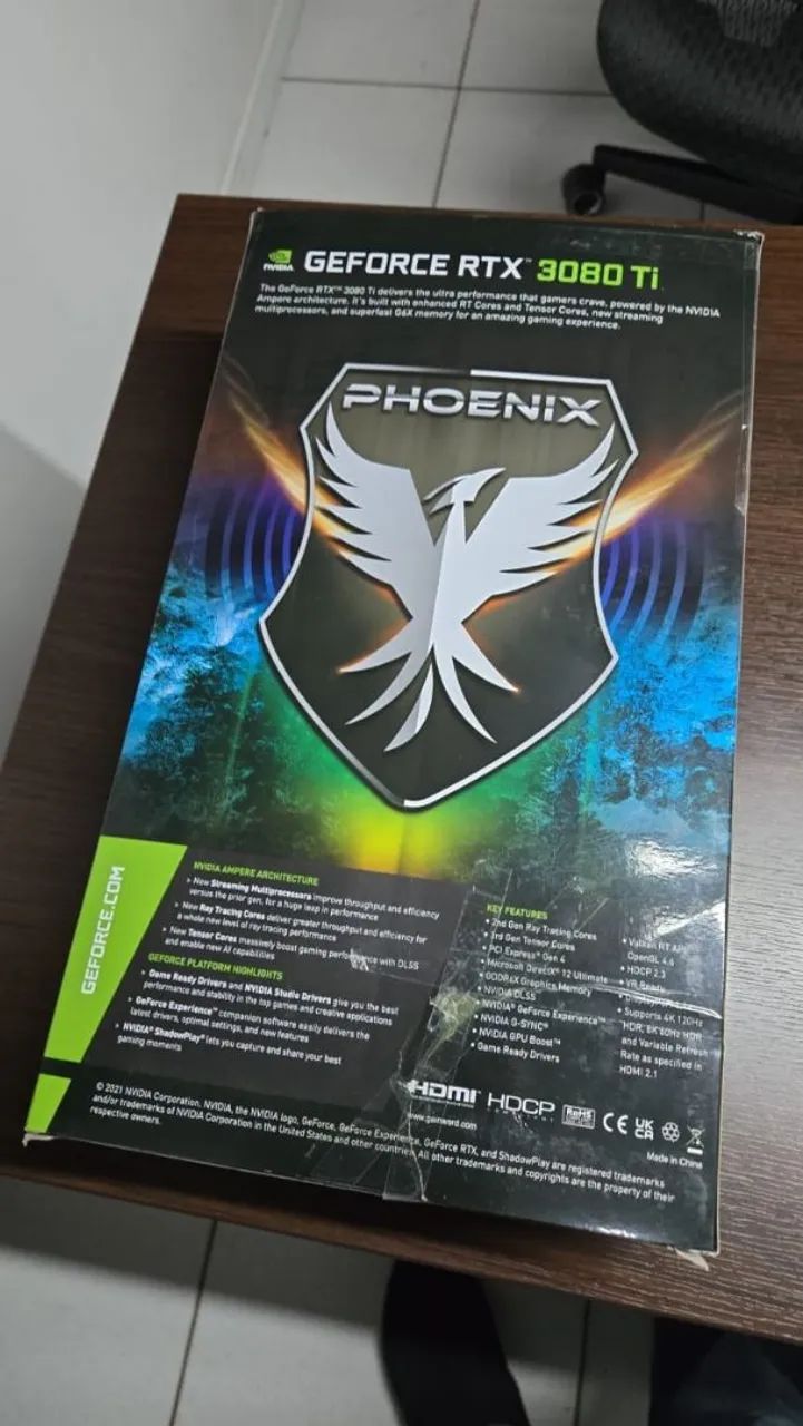 GeForce RTX 3080 TI 12gb impecável Placa de Video gammer - Foto 4