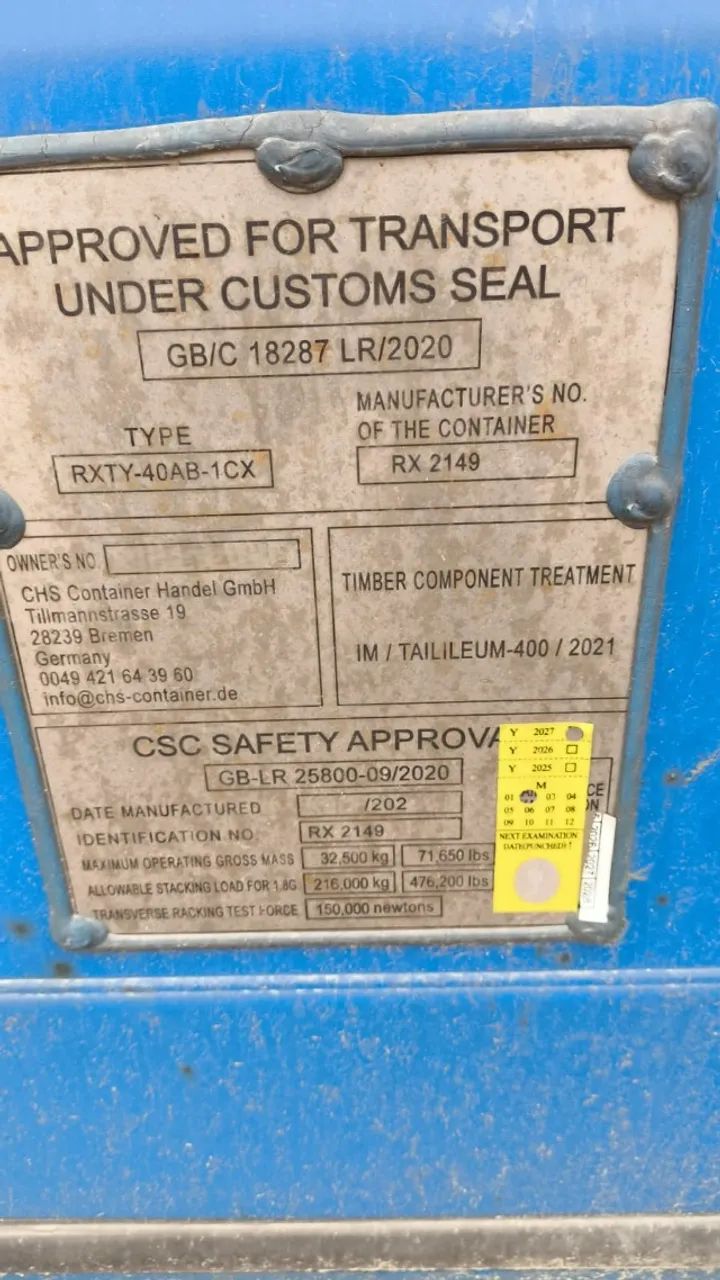 Container 40 Pés HC - Ano 2021 | Excelente Estado - Foto 4
