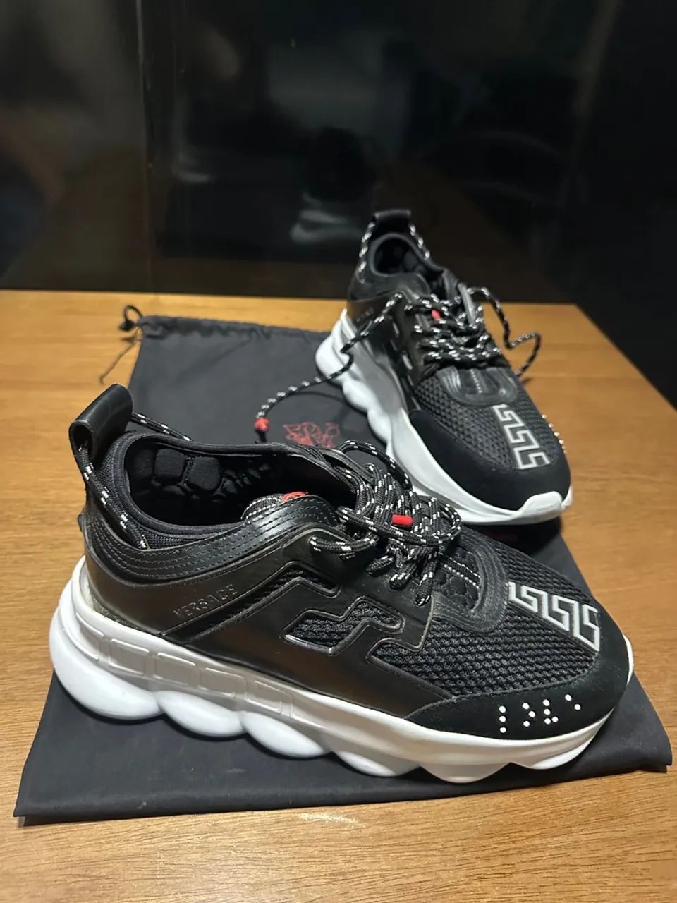 Zapatos Tenis Versace Collection Versace Collection Men's Black