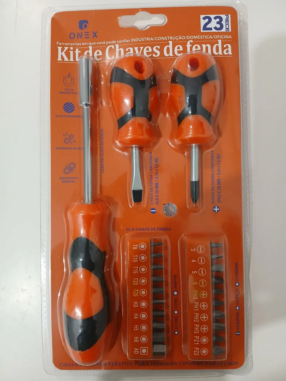 Kit de chaves de fenda