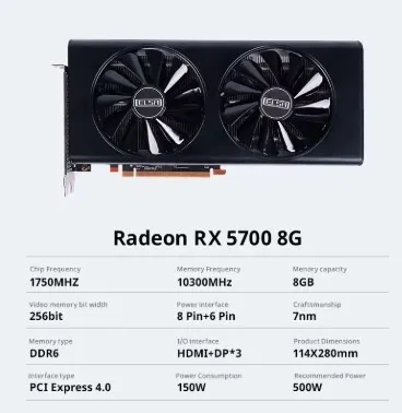 Rx 5700 8gb