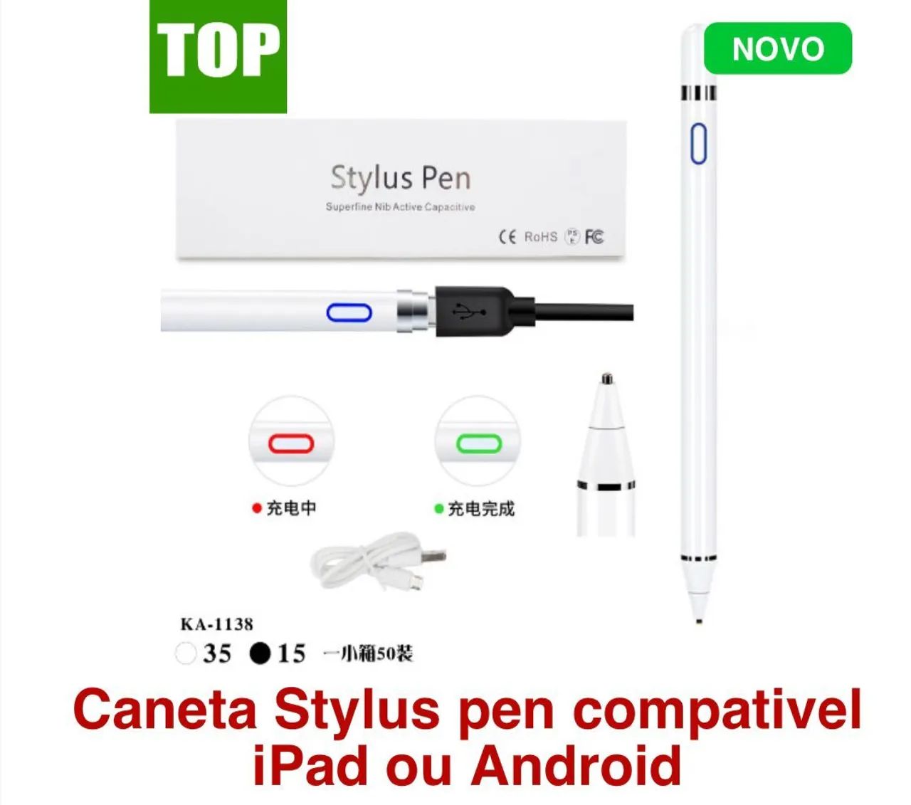 Caneta Stylus Ativa para iPad - O'Gold Pro - Nova - Foto 5