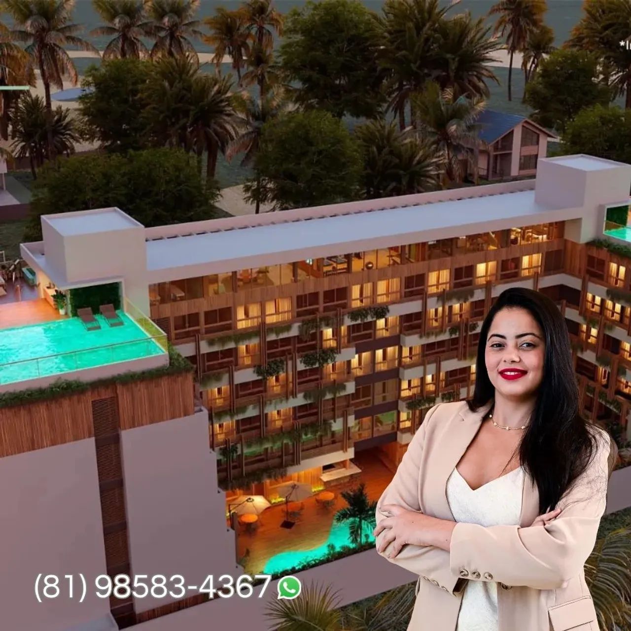 Oportunidade Repasse de Flat Studio no Sucesso de Vendas Mauna Home Resort em Tamandaré - Foto 4