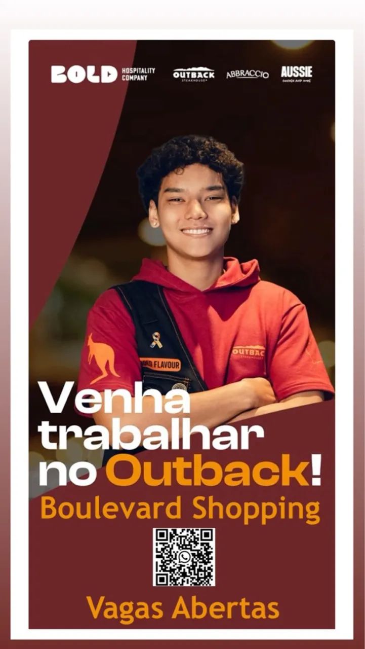 Vagas Emprego Outback Boulevard Shopping 