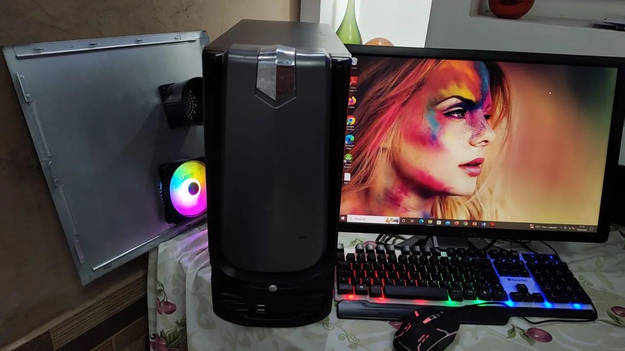 PC Core i5 terceira geração 22 pol.Ssd 128Gb Hd 250G 12Gbb - Foto 3