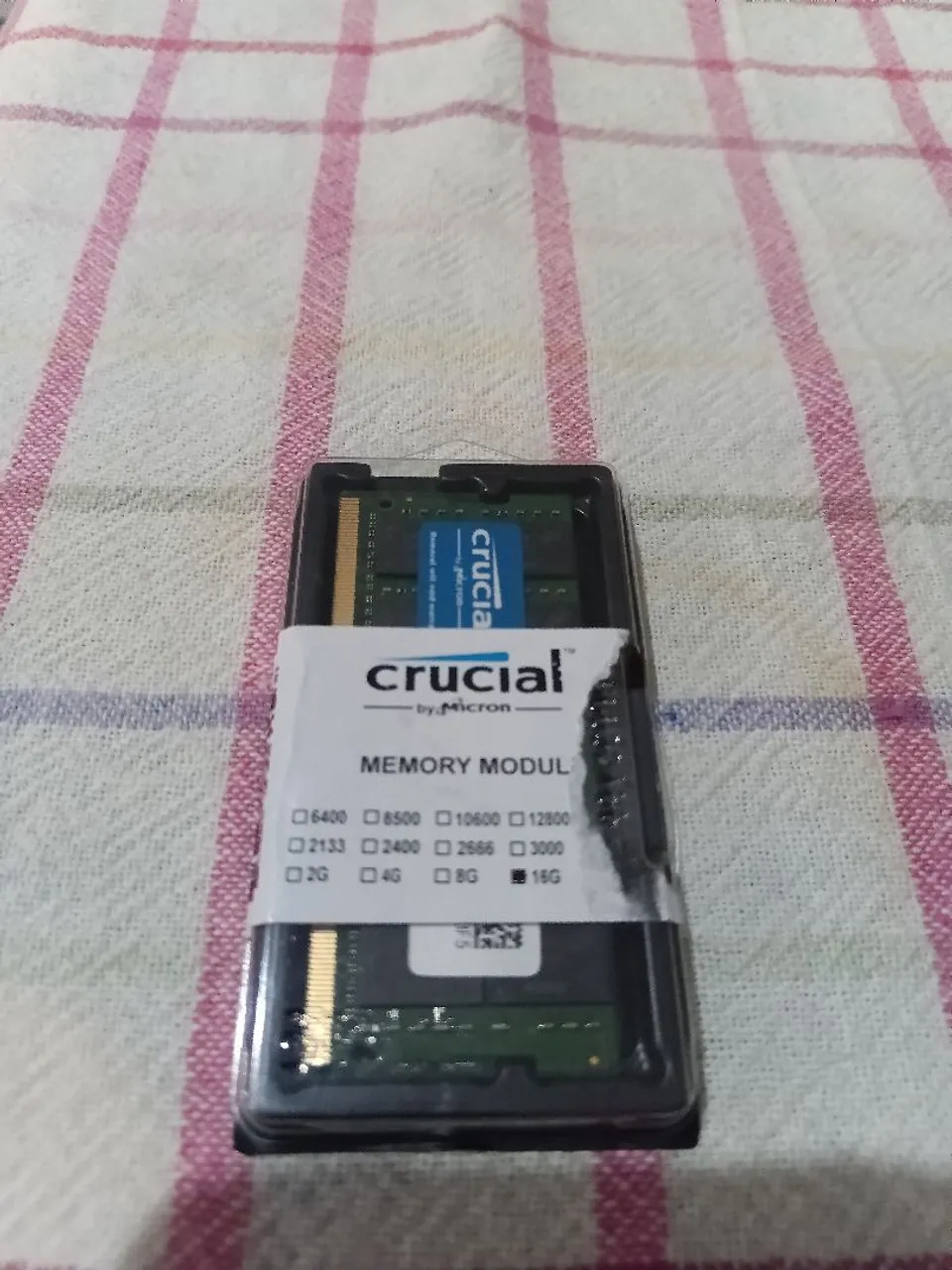 Memória RAM Crucial 16GB DDR4 3200MHz