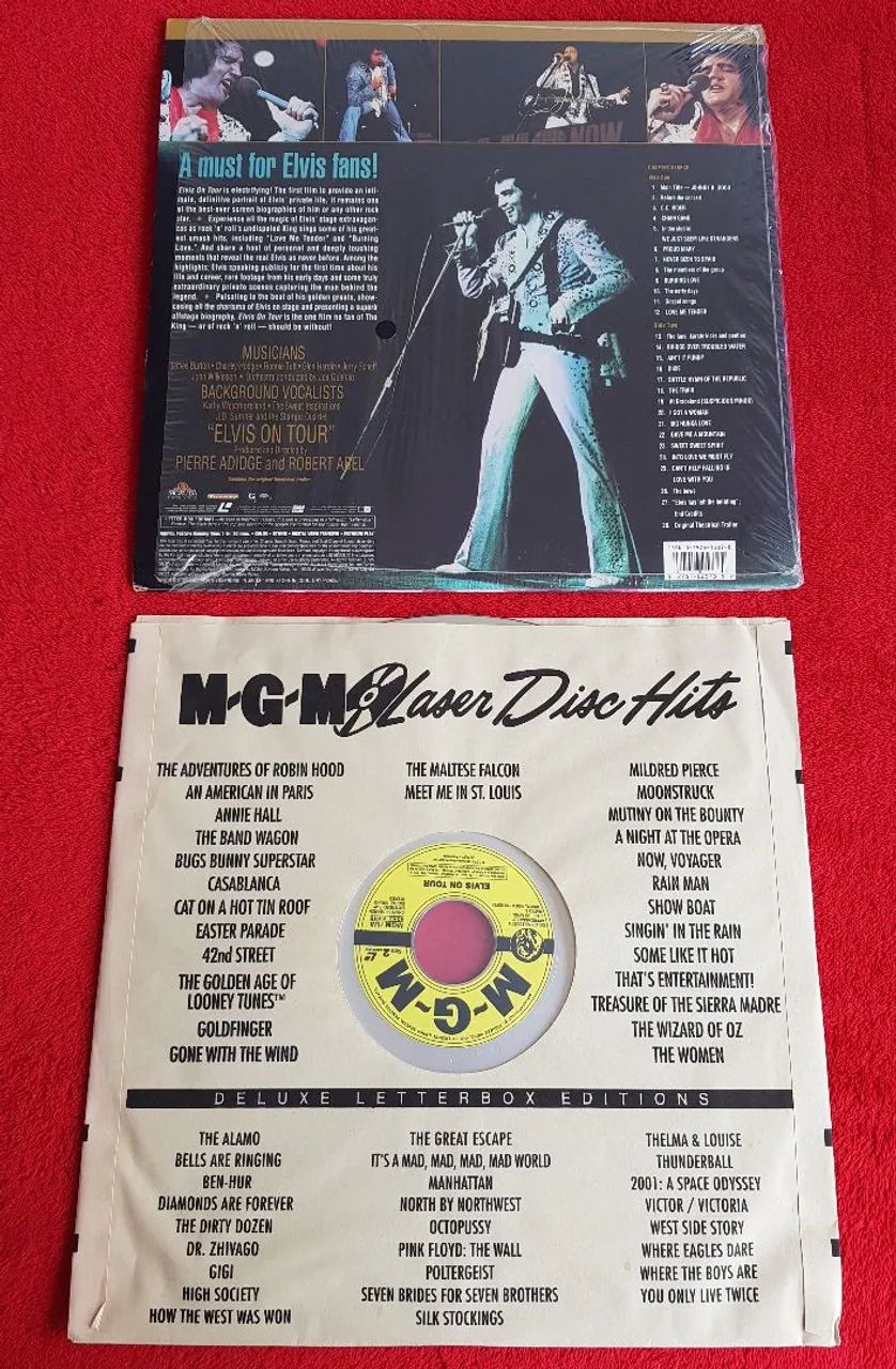 LD laser disc - Elvis Presley - on tour - Foto 5
