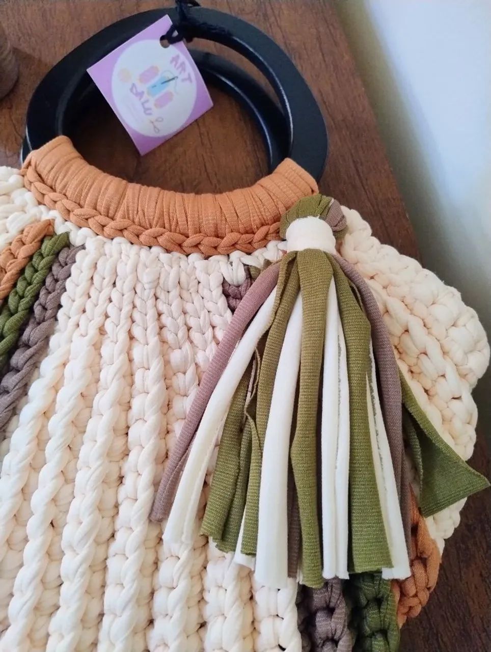 Bolsa de crochê  - Foto 2