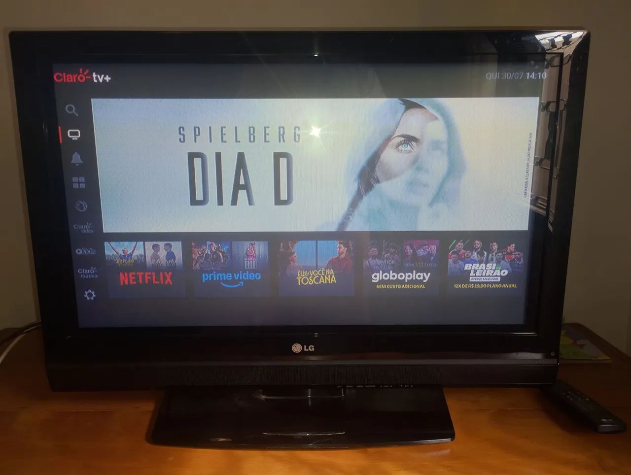 TV" tela plana 33" LG