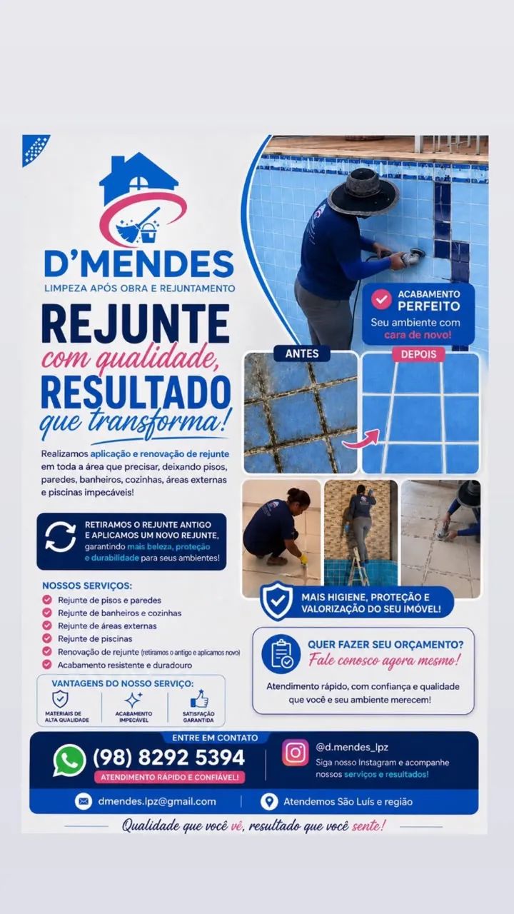 Limpeza pós-obra e rejuntamento - Foto 2