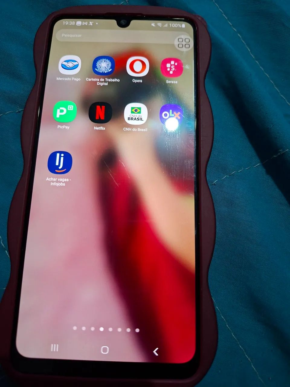 Tablet A9 um celular A32