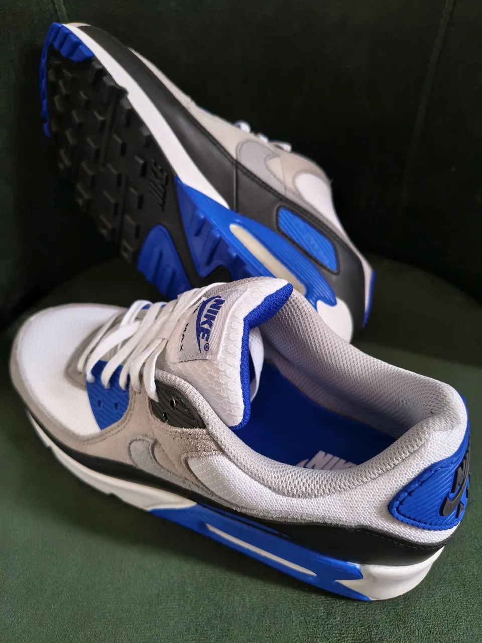 Nike Air Max 90 Hyper Royal 40.5 BR Novo, Não acompanha Caixa  - Foto 3