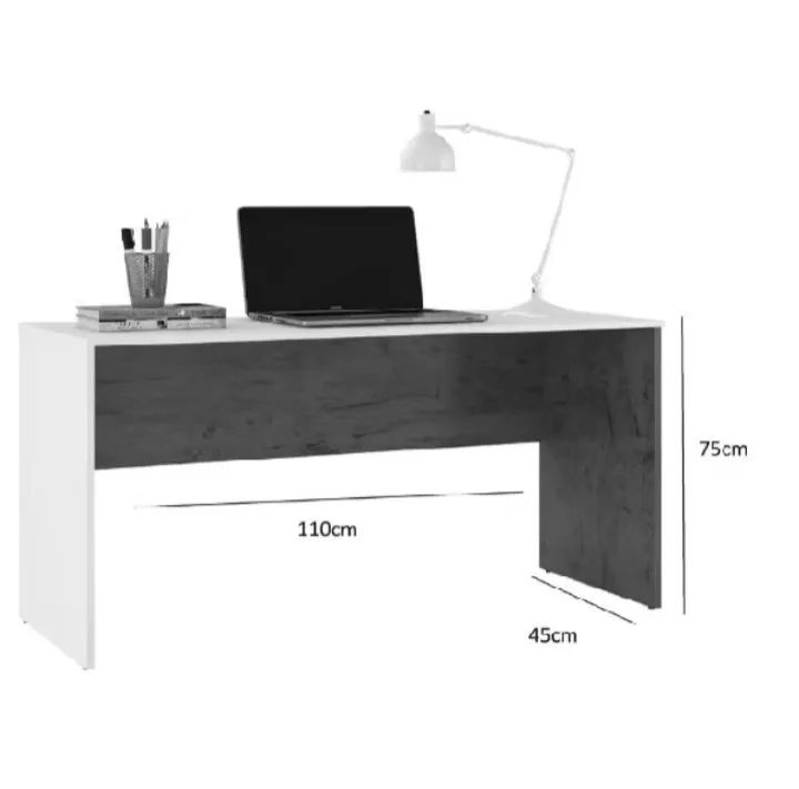 Mesa escrivaninha multiuso branca  - Foto 2