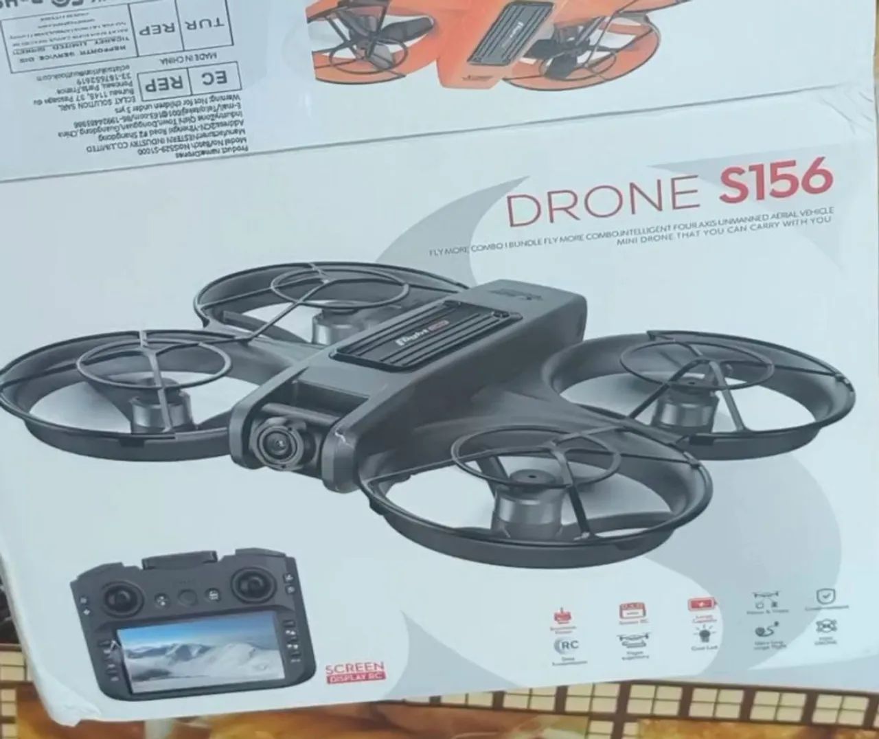 Drone S156 controle com tela  - Foto 2