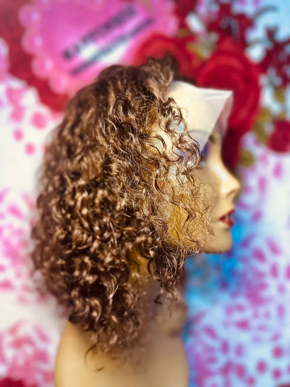 Lace front cabelo humano 13x4 Ruivo 30cm 