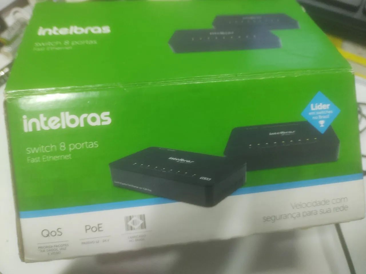 Switch Fast Ethernet 8 portas Intelbras  - Foto 4