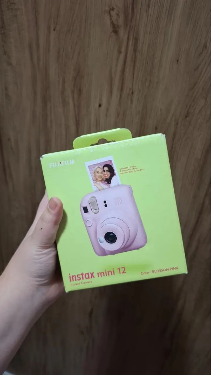 Câmera instax mini 12 (polaroid) rosa - Foto 2