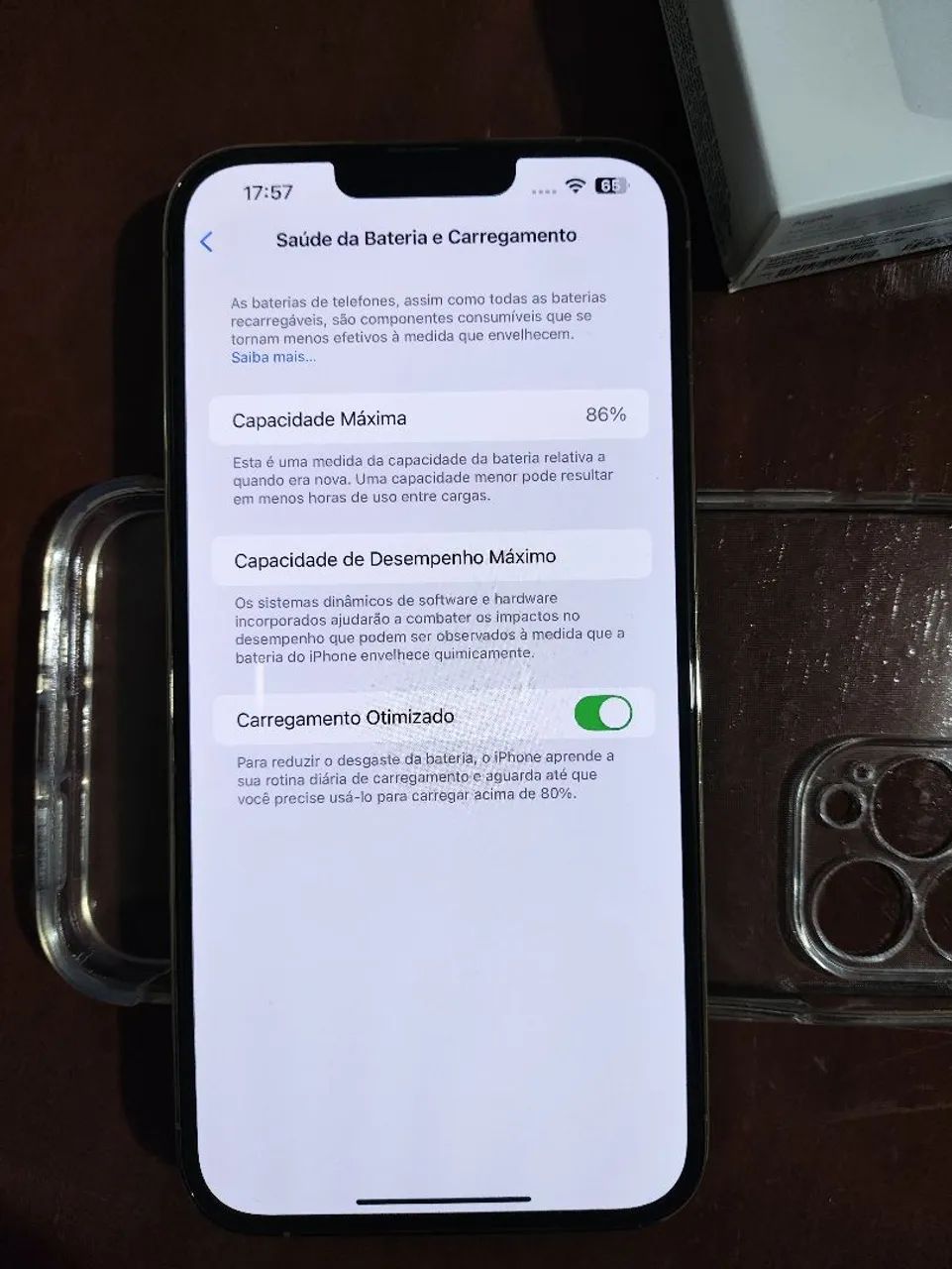iPhone 13 pro Max Dourado 128gb única dona  - Foto 3