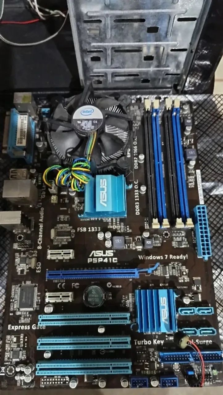 Placa Mãe + Processador E8400 - Foto 4