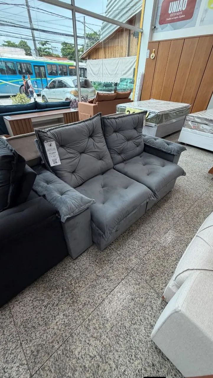 Luxuoso sofá retrátil em promoção!!