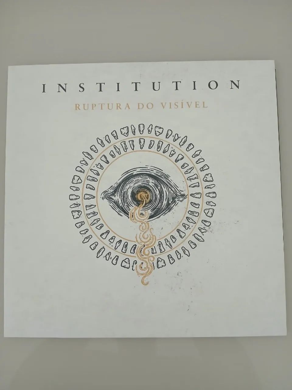 Disco de Vinil 12' - Institution - Ruptura do Visível