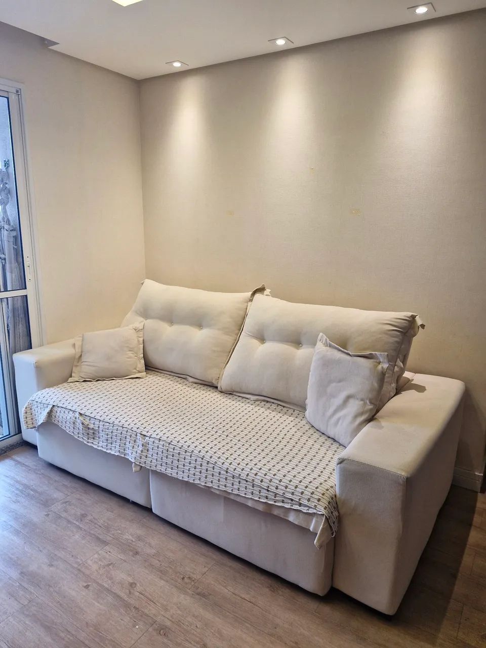 Sofa 4 lugares linho