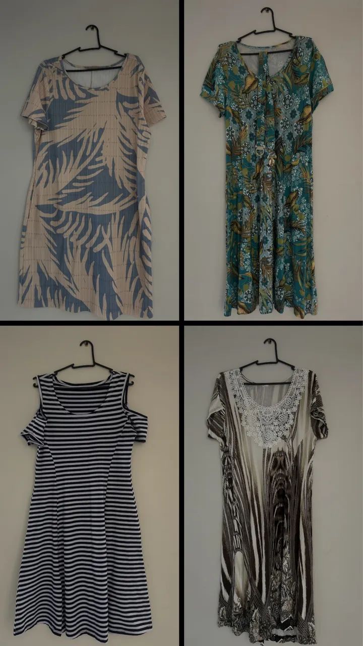Vestidos novos e usados 