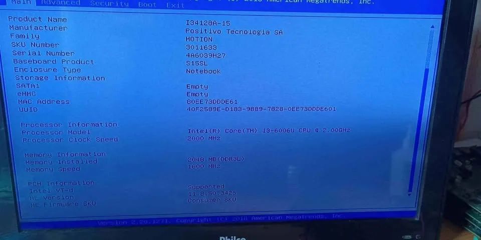 Parte de baixo notebook positivo i3 6006U sexta gereção